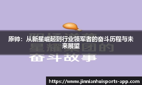 原帅：从新星崛起到行业领军者的奋斗历程与未来展望